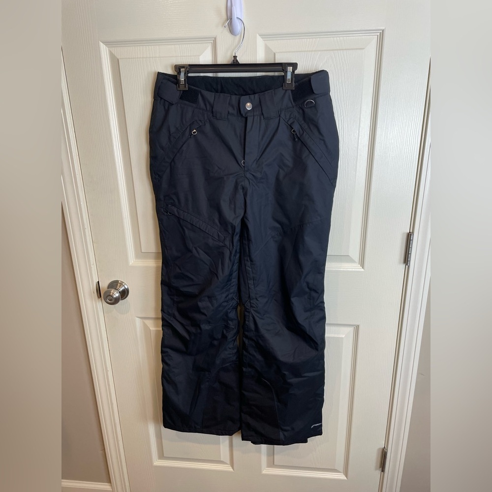 Eddie Bauer weather edge insulated snow ski pants black medium